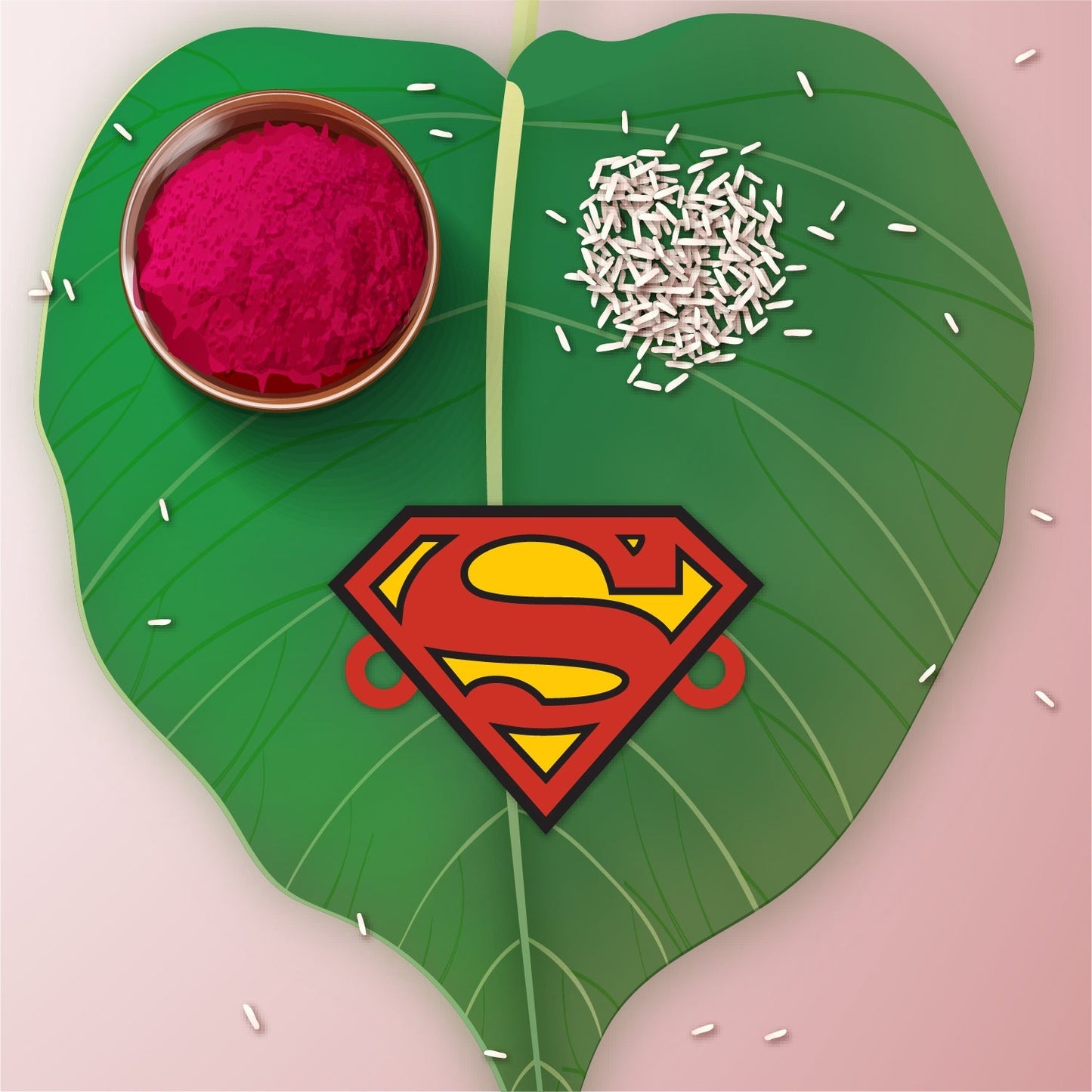 Indianvibez Superman Wooden Rakhi with Rudraksha, Superhero Rakhi for Brother, Shop India - Kids Rakhi - Swadesiicart
