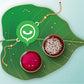 Indianvibez Whatsapp Chat Wala Bhai Wooden Rakhi with Rudraksha, Trendy Rakhi for Bro, Shop India - Kids Rakhi - Swadesiicart