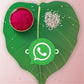 Indianvibez Whatsapp Chat Wala Bhai Wooden Rakhi with Rudraksha, Trendy Rakhi for Bro, Shop India - Kids Rakhi - Swadesiicart