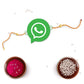 Indianvibez Whatsapp Chat Wala Bhai Wooden Rakhi with Rudraksha, Trendy Rakhi for Bro, Shop India - Kids Rakhi - Swadesiicart