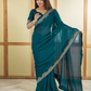 Lorenvalley Fashion Rama Rangoli Silk with Coding Lace Work Saree with Blouse - Swadesiicart