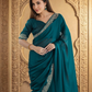 Lorenvalley Fashion Rama Rangoli Silk with Coding Lace Work Saree with Blouse - Swadesiicart