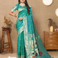 Lorenvalley Fashion Rama Soft Paithani Silk Woven Design Rich Zari Meenakari Weaving Saree - Swadesiicart