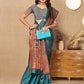 Lorenvalley Fashion Rama Soft Katan Silk Woven Design Copper Zari Weaving Saree - Swadesiicart