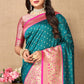 Lorenvalley Fashion Rama Soft Silk weaving Design Rich Zari Weaving Saree - Swadesiicart