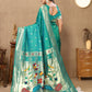 Lorenvalley Fashion Rama Soft Paithani Silk Woven Design Rich Zari Meenakari Weaving Saree - Swadesiicart