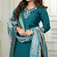Lorenvalley Fashion Rama Roman Silk Hand Work Kurta Pant with Dupatta - Swadesiicart