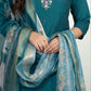 Lorenvalley Fashion Rama Roman Silk Hand Work Kurta Pant with Dupatta - Swadesiicart