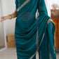 Lorenvalley Fashion Rama Rangoli Silk with Coding Lace Work Saree with Blouse - Swadesiicart