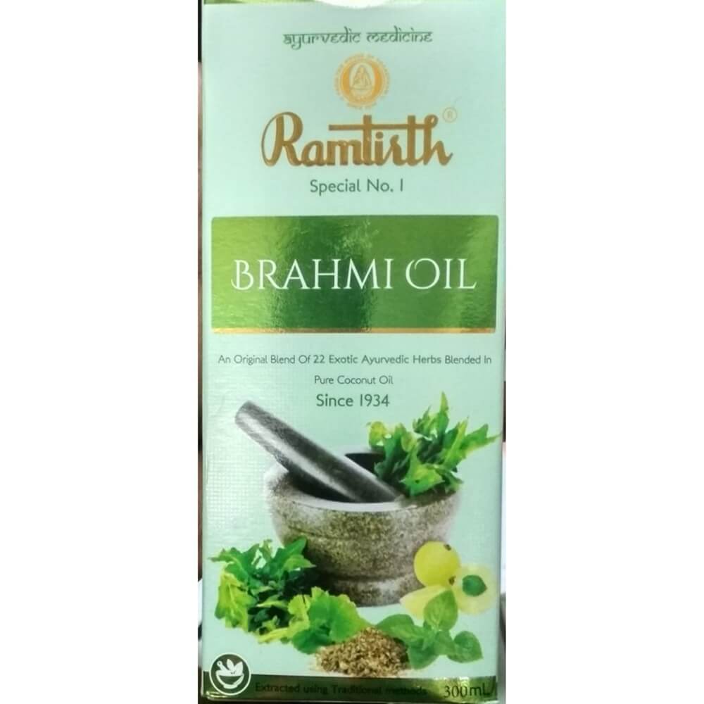 Ramtirth Brahmi Hair Oil - Swadesiicart