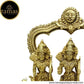Tamas Brass Ram Darbar Statue | Ram Sita Laxman Hanuman | Golden - Swadesiicart