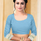 Vedant Vastram Litchi Silk Designer Banarasi Saree - Grey | Swadesiicart