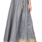 Asmaani Grey Color Maxi Skirt