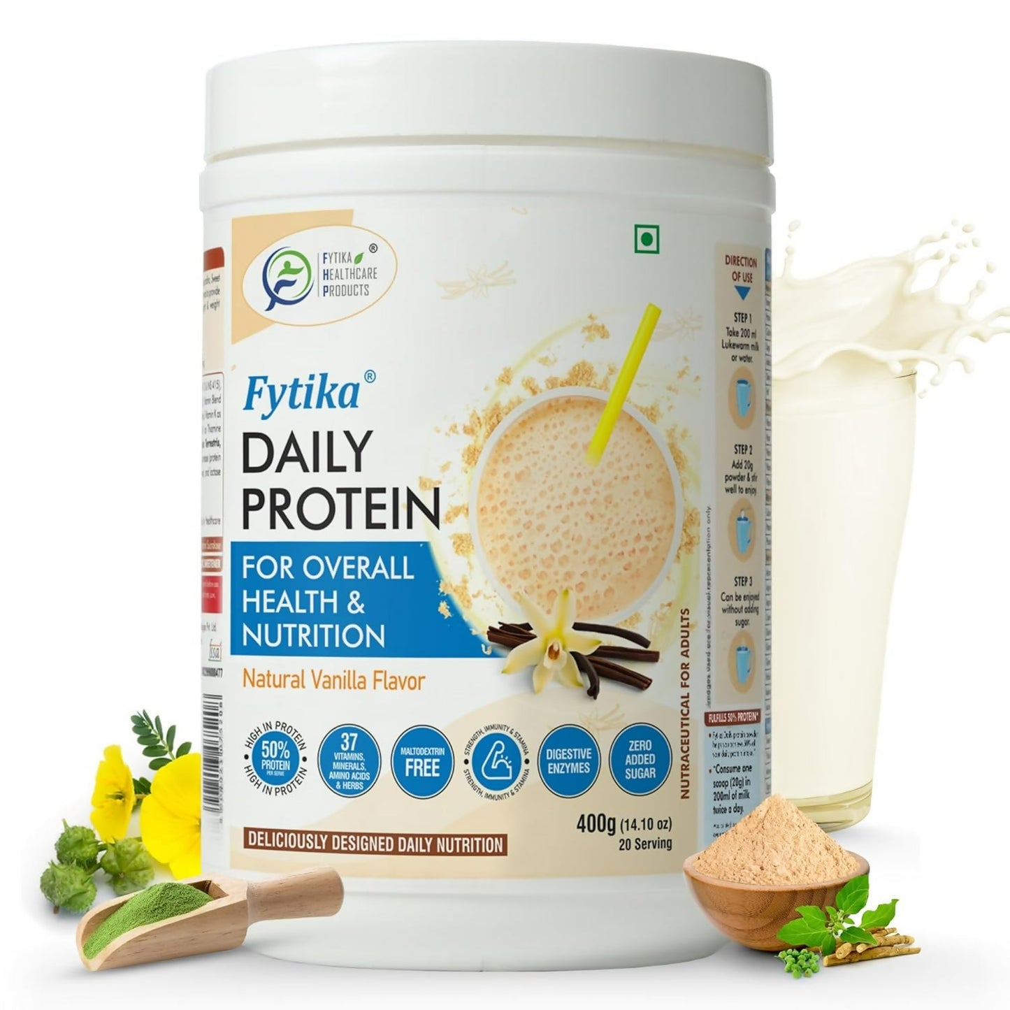 Fytika Healthcare Products Daily Protein Powder - Swadesiicart