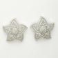 NVR Wome's Silver-Plated AD- Studded Star-Shaped Contemporary Stud Earrings | Swadesiicart