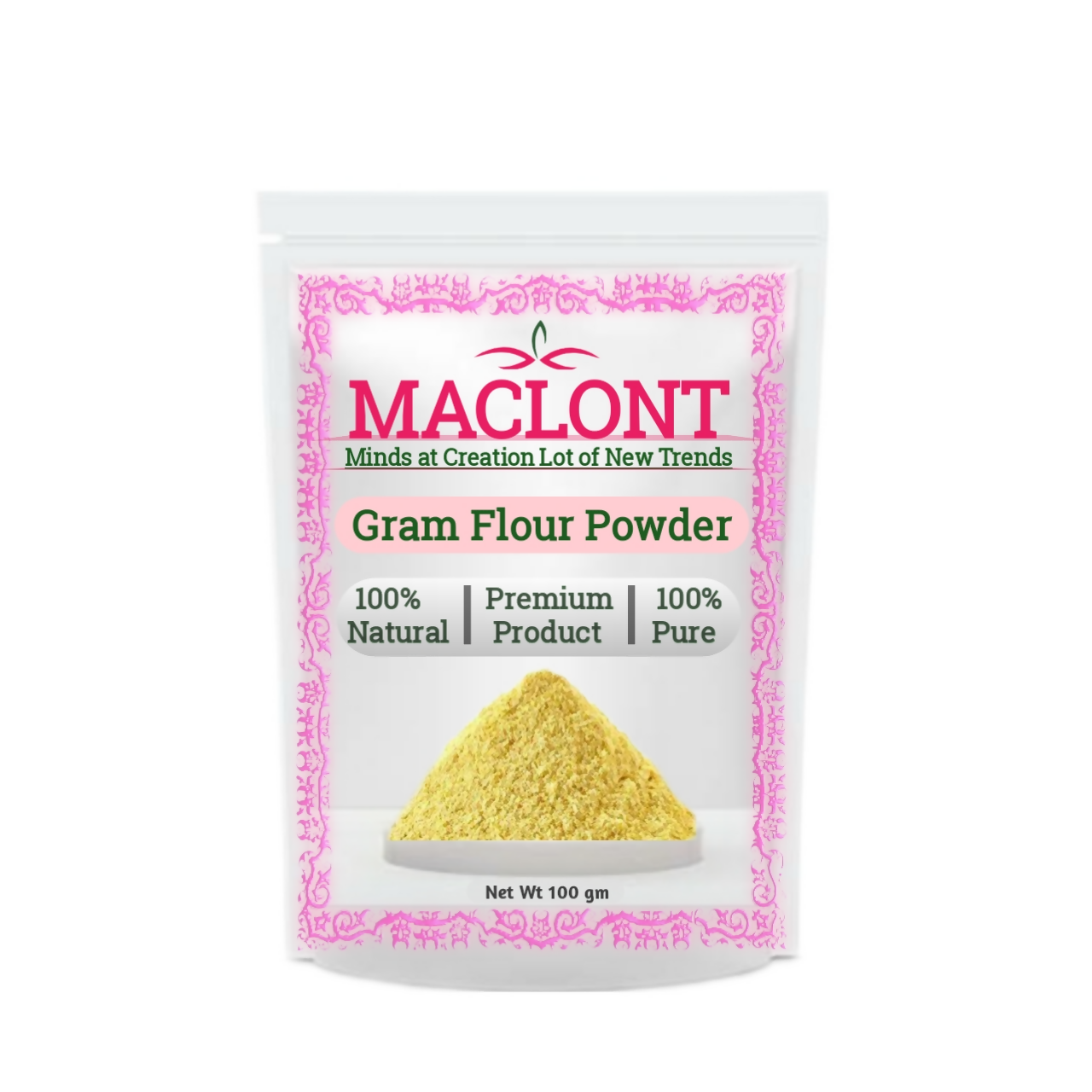 Maclont Gram Flour Powder - Swadesiicart