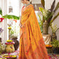 Shree Shyam Fashion Yellow Soft Silk Saree