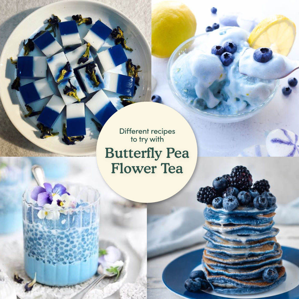 Butterfly Pea Flower Tea Herbal Tea Tisane, 1.76 oz