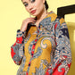 Yufta Red Paisley Printed Satin Co-Ords - Swadesiicart