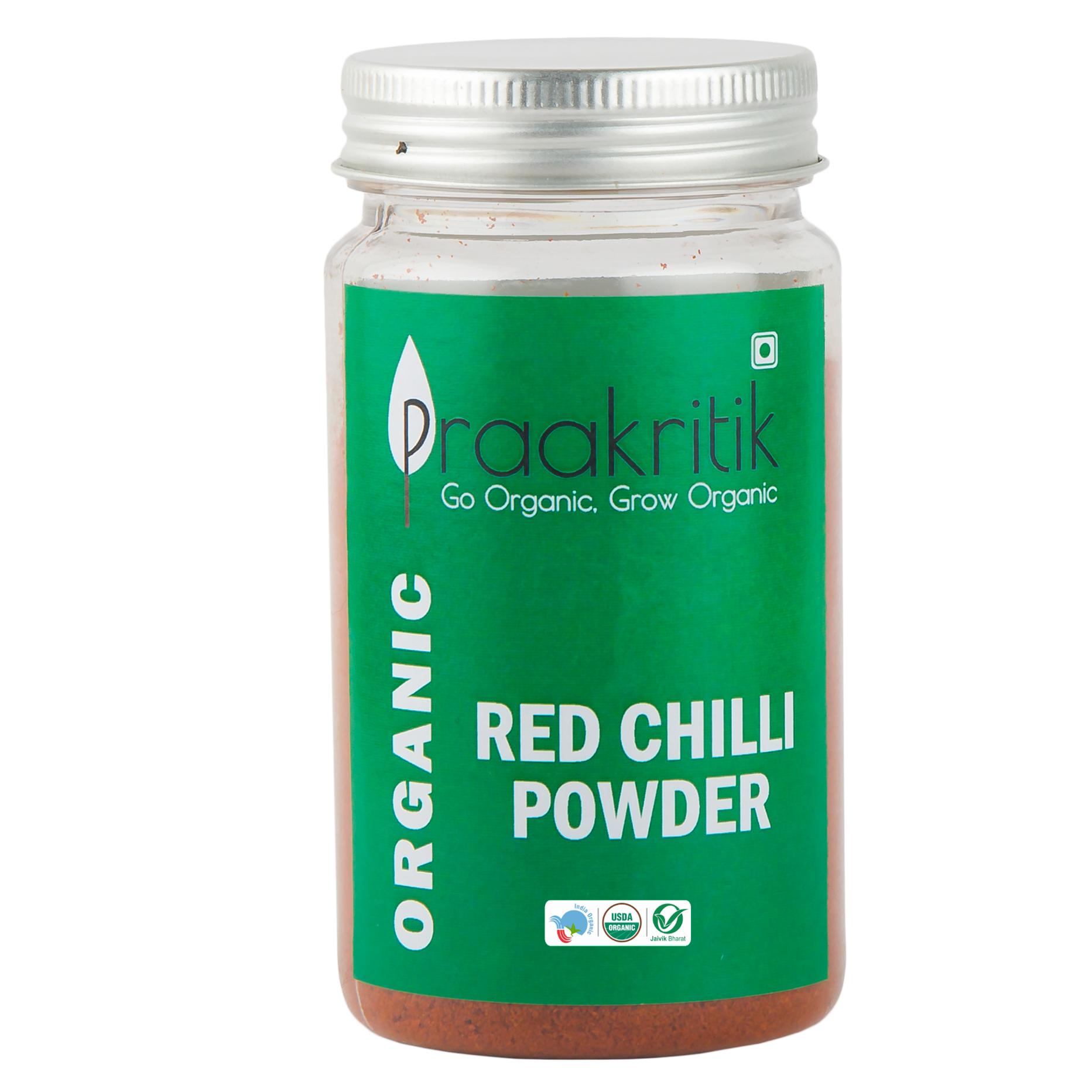 Praakritik Organic Red Chilli Powder - Praakritik Organics