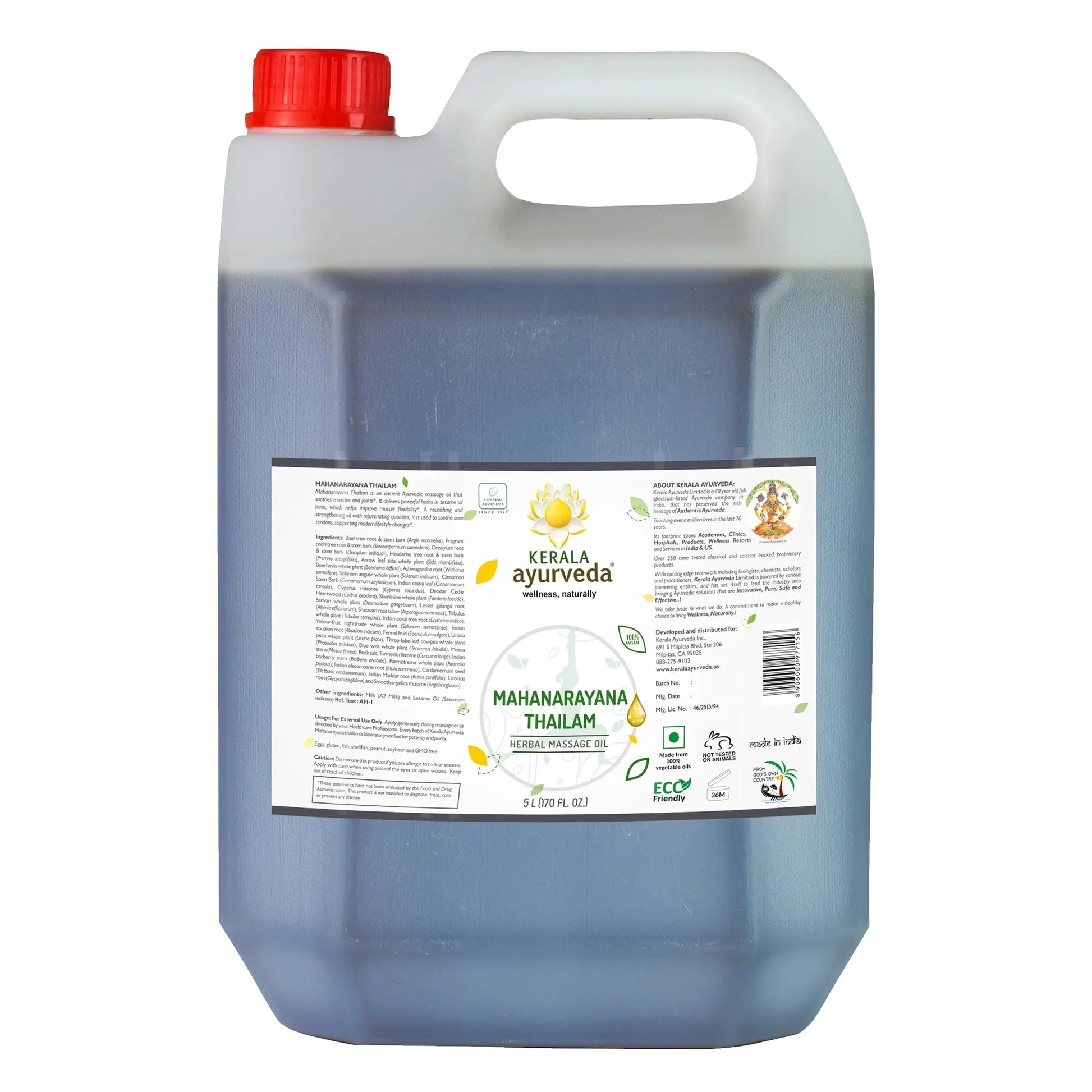 Rejuvenating Body Oil - Mahanarayana Thailam
