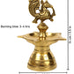 Spillbox Gold-Toned Brass Annam Five Face Diya Pooja Essential | Swadesiicart