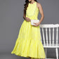 Ahalyaa Women's Traditional wear Dress - Yellow | Swadesiicart