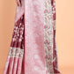 Vamsee Bhavi Maroon Georgette Saree - Swadesiicart