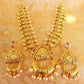 Gold Plated Lakshmi Kasu Necklace Set