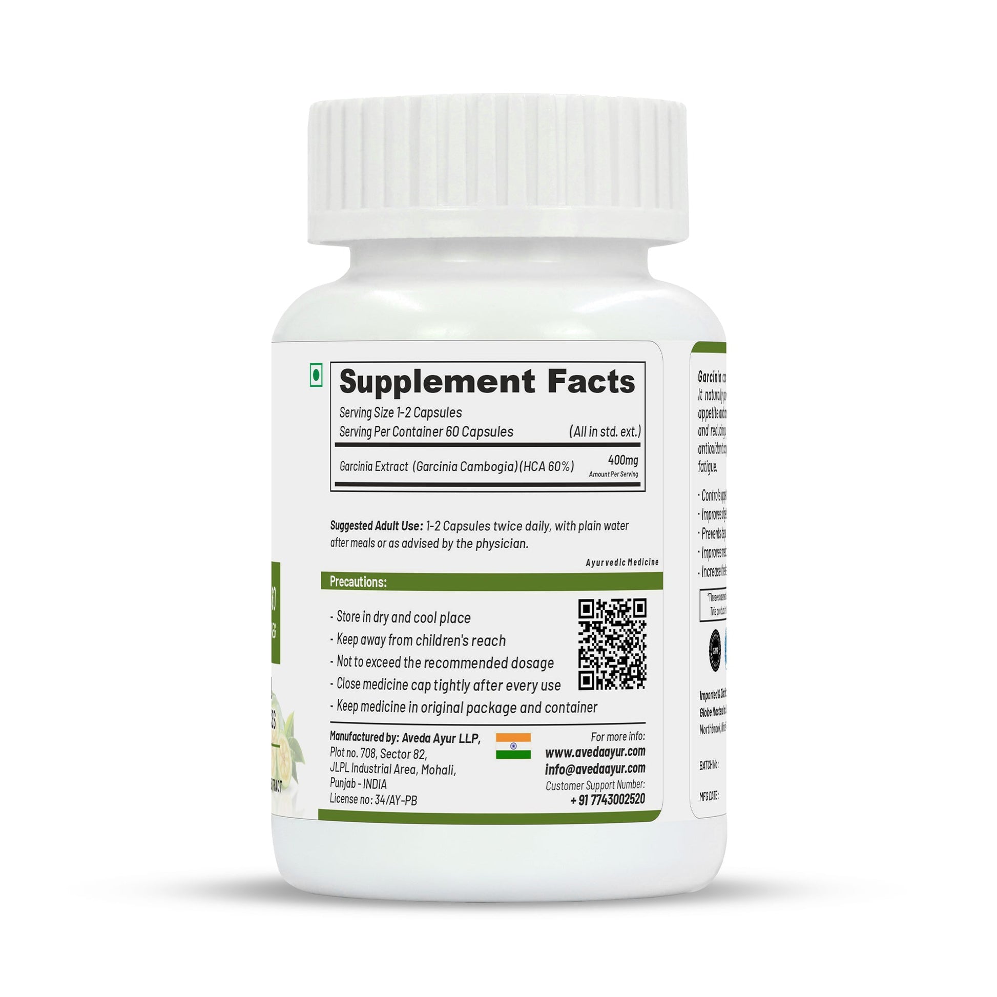 Life Aveda Premium Garcinia Capsules - Swadesiicart