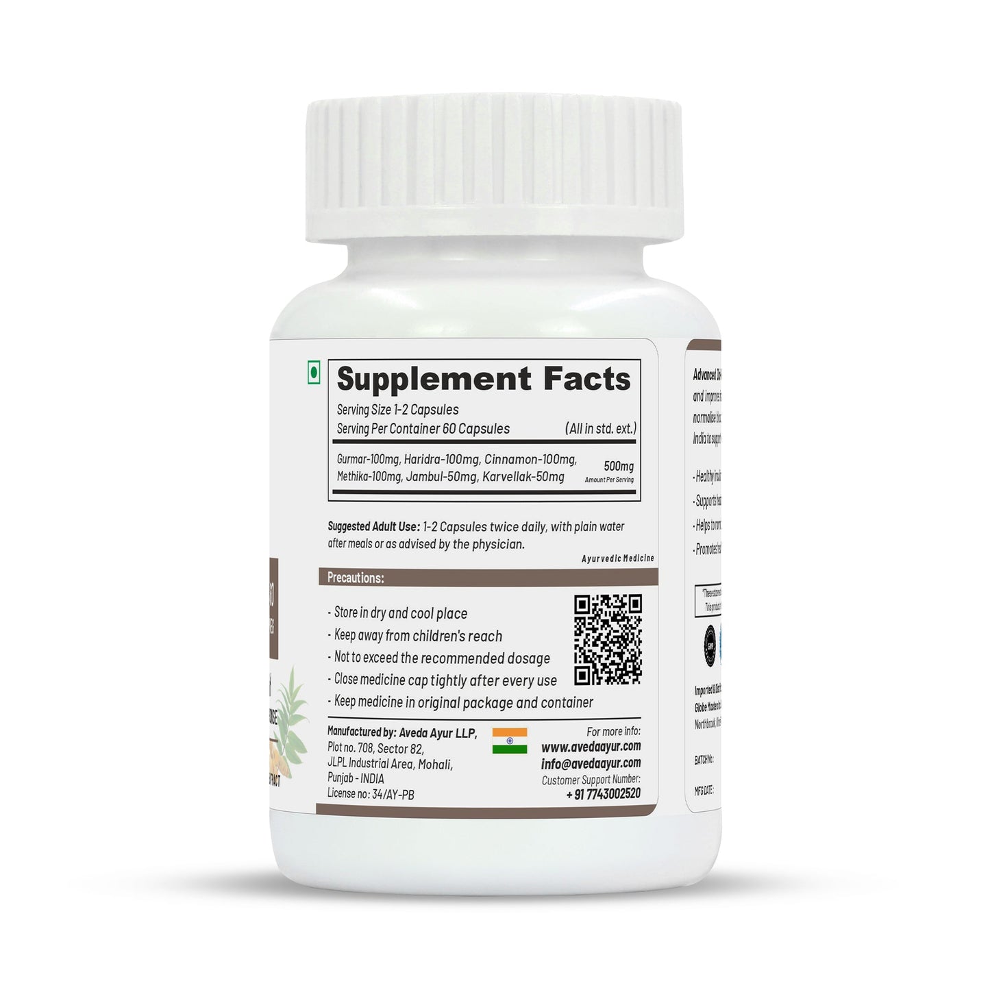Life Aveda Advanced Dia-Revival Capsules - Swadesiicart