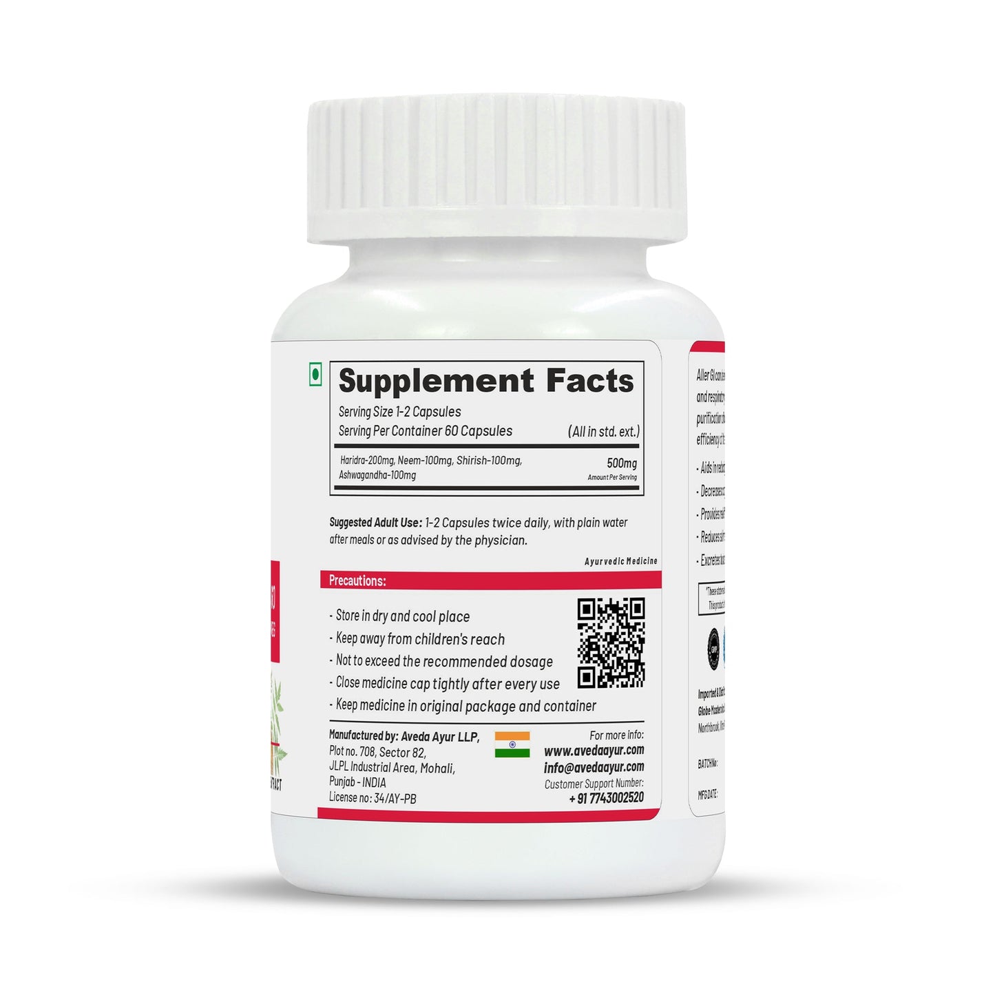 Life Aveda Aller GI Capsules | Swadesiicart