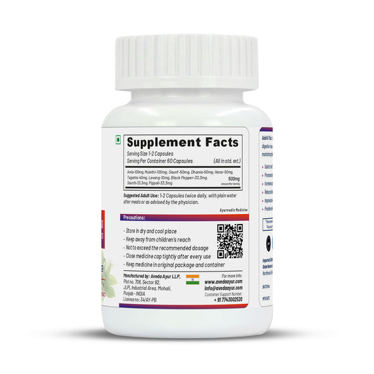 Life Aveda Acid O Flux Capsules - Swadesiicart