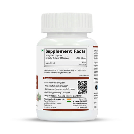 Life Aveda Arjuna Capsules - Swadesiicart
