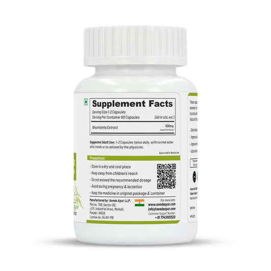 Life Aveda Bhumi Amla Capsules | Swadesiicart