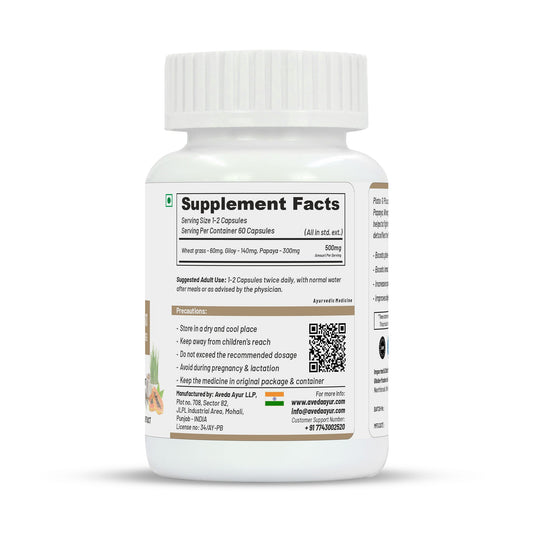 Life Aveda Plato G Plus Veg Capsules - Swadesiicart