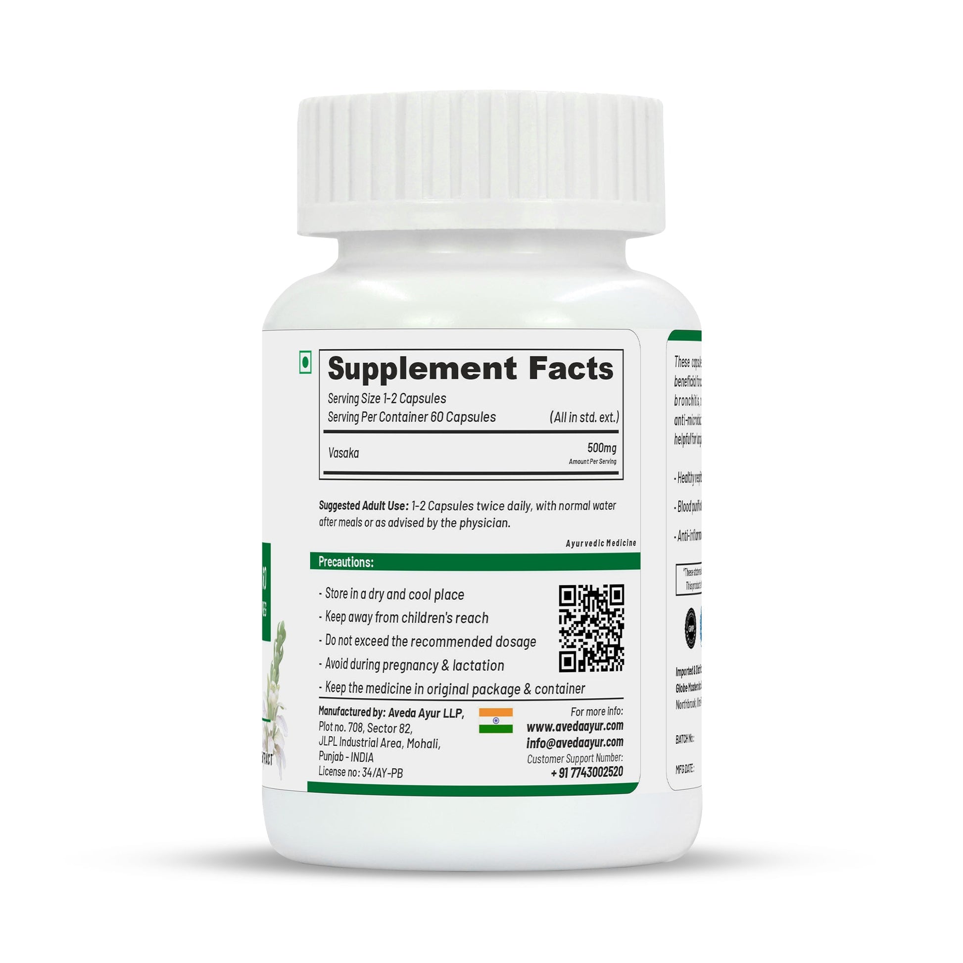Life Aveda Vasaka Capsules | Swadesiicart