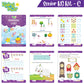 Rising Star Preschool Learning Senior KG Kit C| Cursive Writing Alphabet Letters| General Knowledge| Rhymes & Stories| Worksheets & Assessment Sheet - Swadesiicart