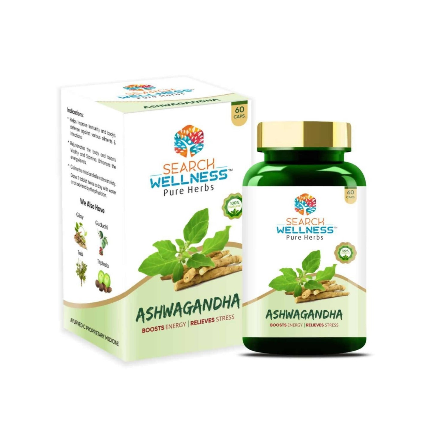 Search Wellness Ashwagandha Capsules | Swadesiicart