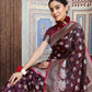 Shree Shyam Fashion Purple Silk Saree