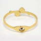 NVR Women's Gold-Polished Cuff Bracelet - Swadesiicart