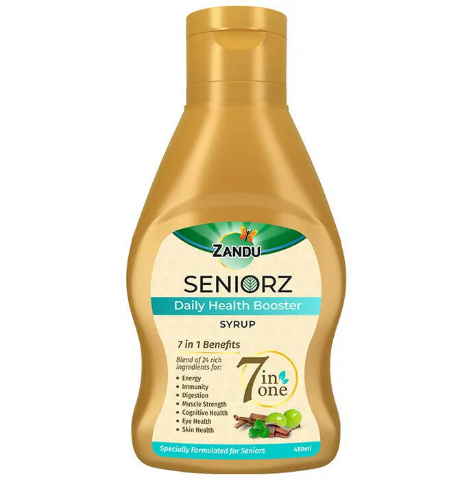 Zandu Seniorz Daily Health Booster Syrup | Swadesiicart