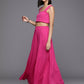 Ahalyaa Women's Traditional Wear Co-ods - Pink - Swadesiicart