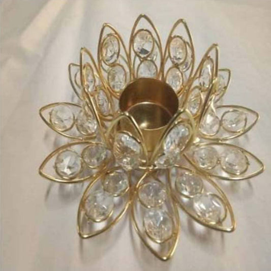 Puja N Pujari Flower Design Akhand Diya Jyothi | Swadesiicart