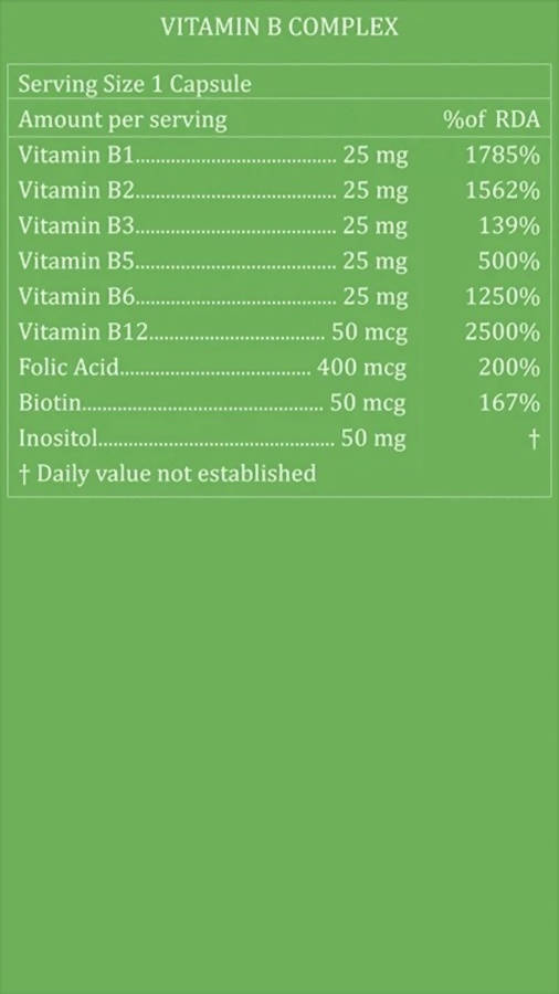 Purayati Vitamin B Complex Capsules | Swadesiicart
