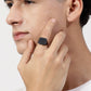 NVR Men's Black Metal Ring - NR Retail-NVR