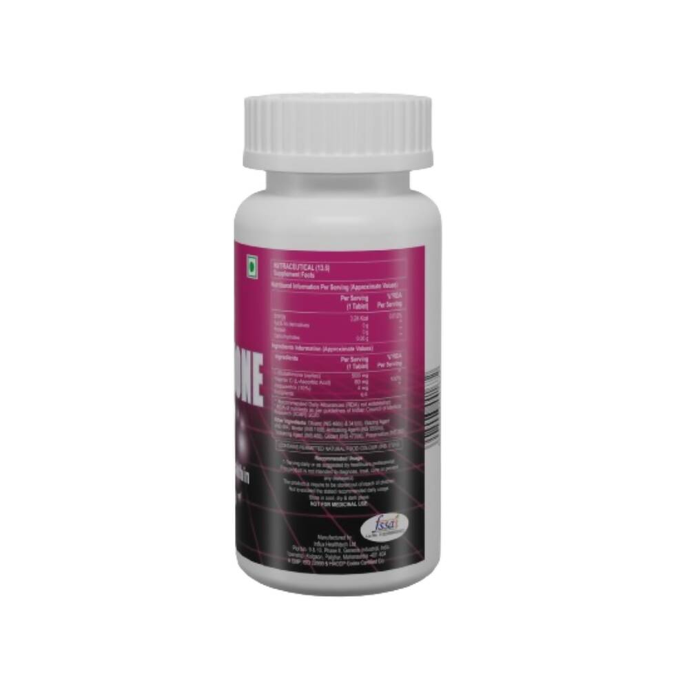 HealthAid L-Glutathione 500 mg with Vitamin C and Astaxanthin Tablets - Swadesiicart