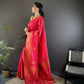 Joban Fashion Banarasi Hot Pink Woven Soft Silk Saree | Swadesiicart