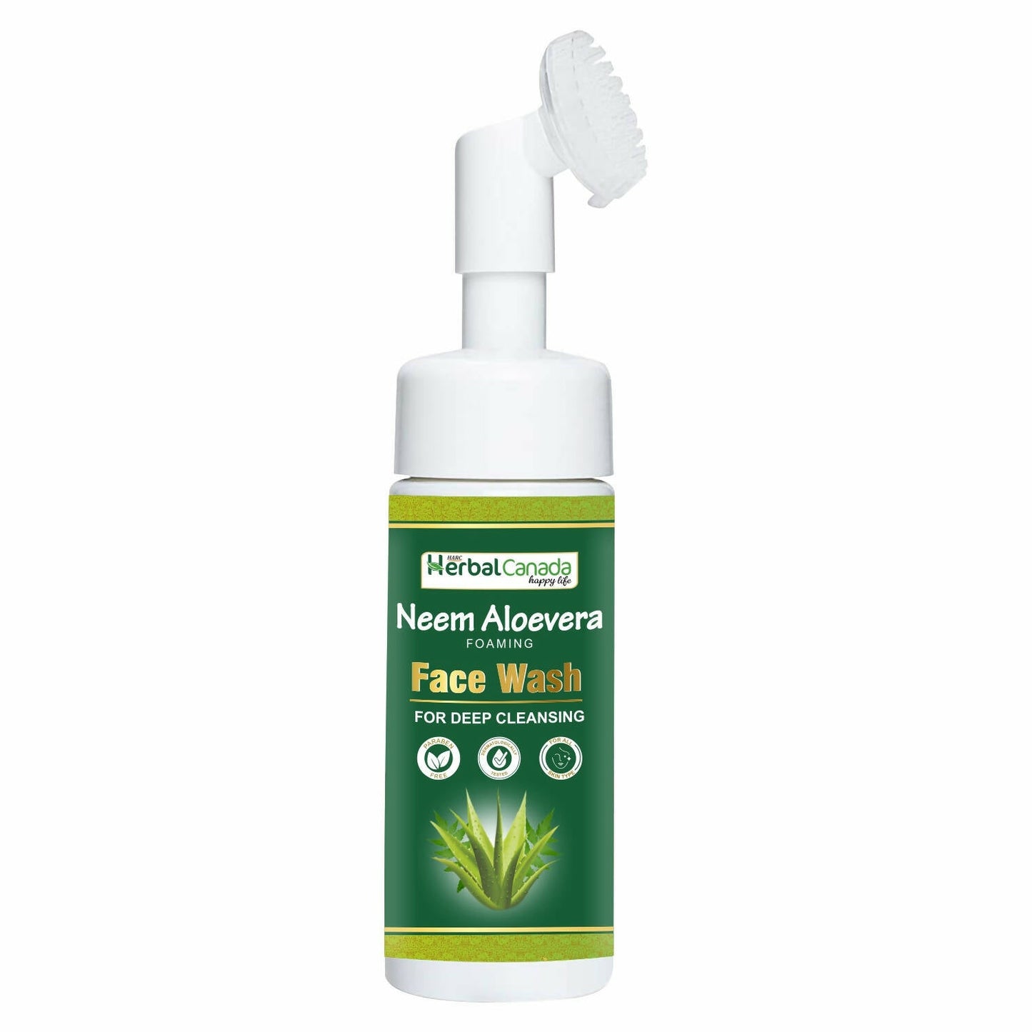Herbal Canada Neem Aloe Vera Foaming Face Wash | Swadesiicart