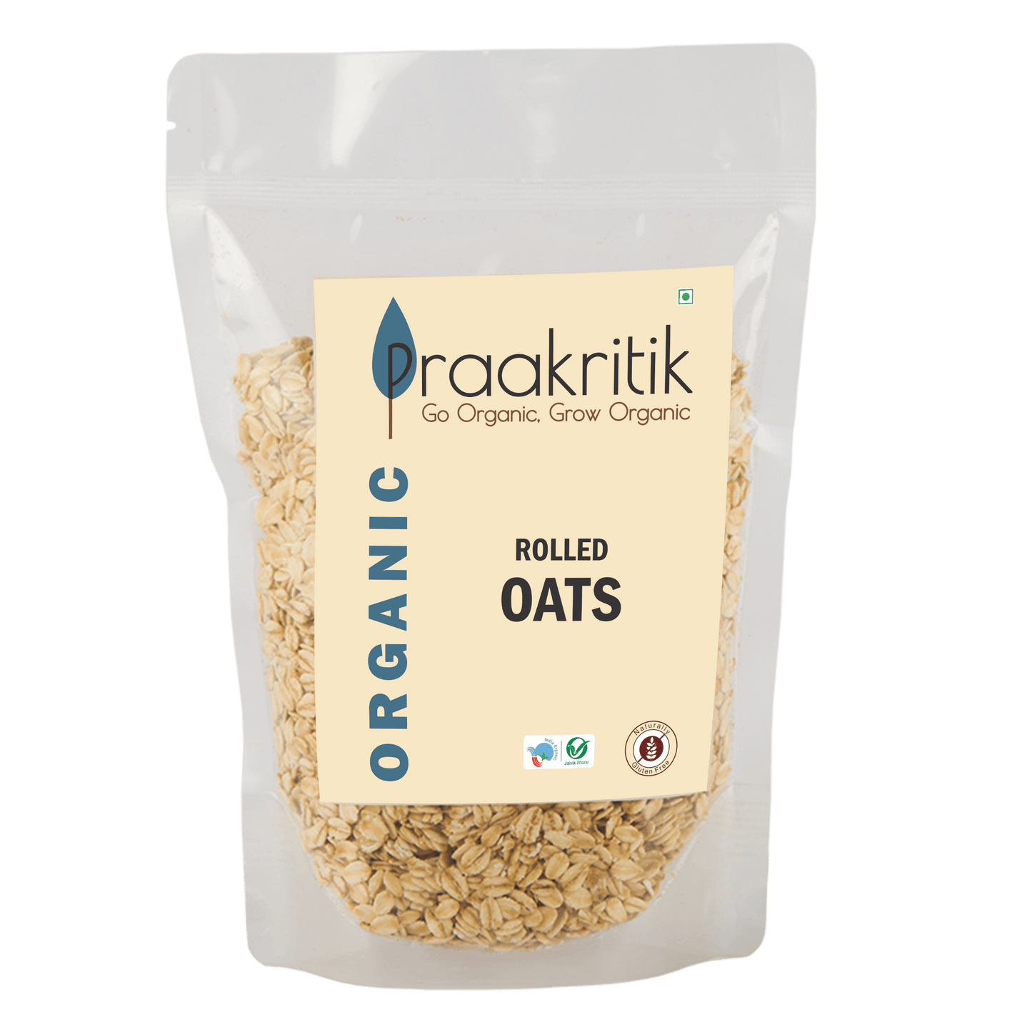 Praakritik Organic Rolled Oats - Swadesiicart